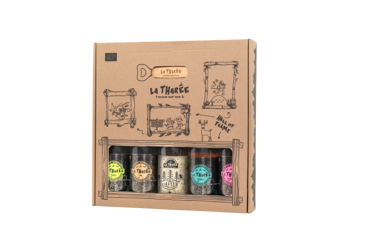 Photo de Ontdekkingsbox – 5 Biologische Bieren + Houten Flesopener