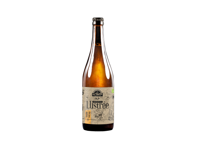 La Lustrée – Ardenne Pale Ale biologique, bière artisanale belge au Douglas (75 cl)